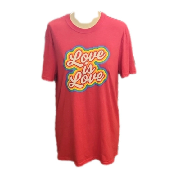 MENS Love is Love Red tee size Medium. - Picture 2 of 8
